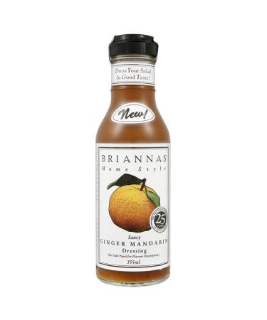 BRIANNAS Briannas Homestyle Saucy Ginger Mandarin Dressing (355ml) - Pack of 2