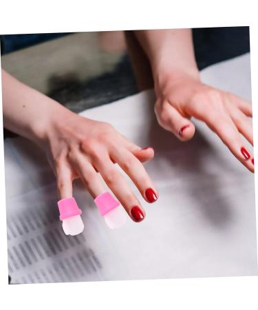 Lot de 20 Couvre-ongles Rose Petite Taille pour Dissolvant de Vernis Ongles Protection Douce et Pratique pour Manucure et Retrait Ongles Accessoires pour Usage Professionnel - Buy Online on GoSupps.com