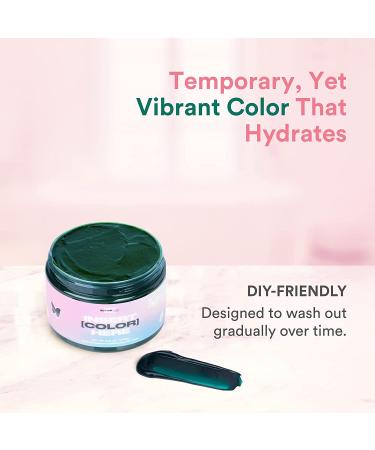 INH Emerald Green Semi Permanent Hair Color Depositing Conditioner - 6oz - Buy Online on GoSupps.com