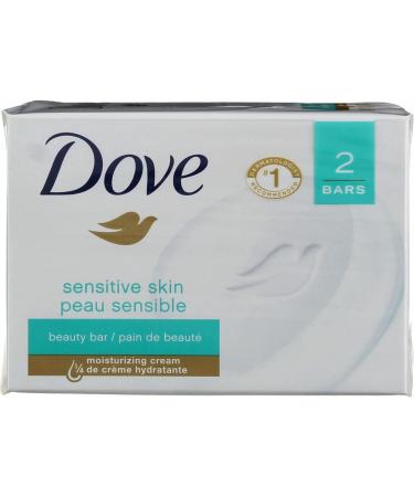 DOVE BAR SENSITIVE SKIN UNSCNT 2 X 3.75 OZ Unscented 106 g (Pack of 2) - Buy Online on GoSupps.com