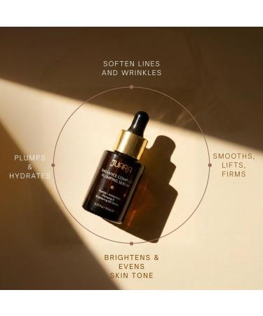 JUARA Radiance Complex Plumping Serum - Age-Defying Face Serum with Turmeric & Vitamin C - Palm Peptide & Hyaluronic Acid for Firming Brightening & Fine Lines - Hydrating Jamu Skincare - 0.33 oz - Buy Online on GoSupps.com