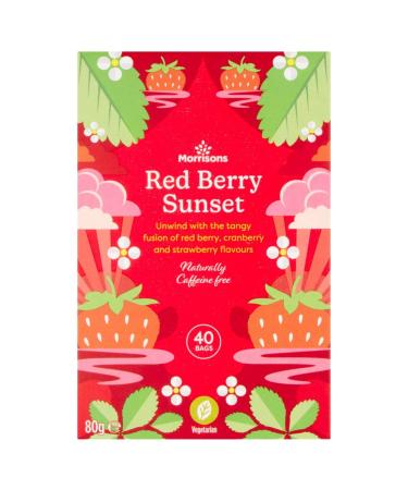 Morrisons Red Berry Blush Tea 80 g