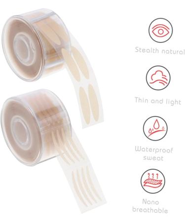 minkissy 2400 Sheets Double Eyelid Sticker Double Eyelid Strips Eye Makeup Tape Eyelid Shadow Sticker Invisible Eyelid Lift Strips Eyelid Sticker Tape Adhesive Strip Natural Lifting Belt - Buy Online on GoSupps.com