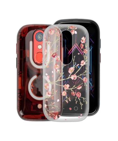 KJYFOANI Phone Case for Unihertz Jelly Star (3.00") Shockproof Bumper Soft Cover Shell Ultra-Slim Stylish X Anti-Yellowing Protection Case for Unihertz Jelly Star for Women/Girl - Flower