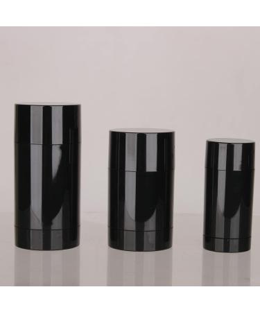 COSIDEA 6pcs Black Round empty 75g / 2.5OZ deodorant containers Bottom Filling large twist up tubes for hair wax chapstick bottle 75g/2.5oz Black - Buy Online on GoSupps.com