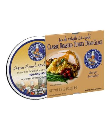 More Than Gourmet Jus De Volaille Classic Roasted Turkey Demi-glace, 1.5 Oz 1.5 Ounce (Pack of 1)
