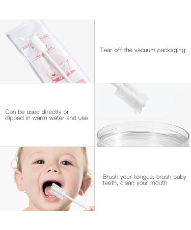 Disposable Baby Oral Cleaner | 30pcs Tongue Toothbrush for Infants | Gentle Gauze Tongue Wash - Buy Online on GoSupps.com