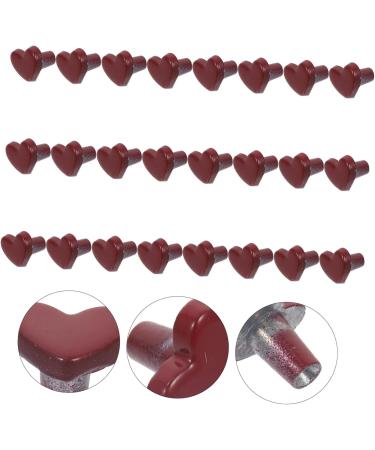 NUOBESTY 100pcs Materials Coat Premium Accessories Alloy Studs Supplies Doll DIY Clothes Small Shoes Rivets 0.50X0.50X0.50CM Red - Buy Online on GoSupps.com