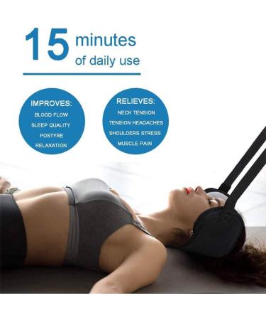 Wellness Neck Traction Hammock for Neck & Shoulder Pain Relief Gentle Cervical Traction Neck Stretcher for Muscle Relaxation & Physical Therapy - Buy Online on GoSupps.com