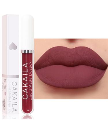 Yueci Matte Lip Gloss Lipstick - Long-Lasting Moisturizing & Waterproof 12H - Non-Stick Non-Fading - 1 ml Pack #06 - Buy Online on GoSupps.com