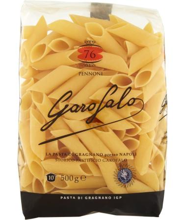 Italian Gourmet E.R. Garofalo Pennoni No. 76 Pack of 10 Neapolitan durum wheat semolina packets with 500g of IGP pasta + 400g Italian Gourmet Polpa