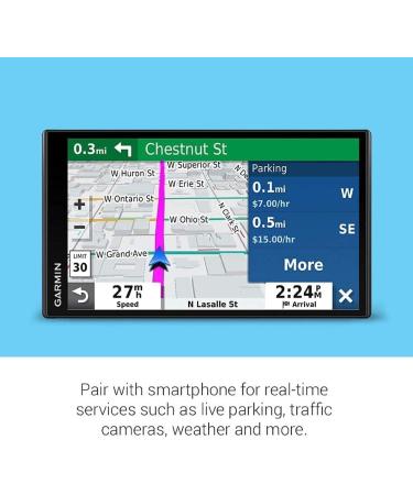 Garmin DriveSmart 65 & Traffic: GPS Navigator with a 6.95 inches Display  Hands-Free Calling  Included Traffic alerts and Information to enrich Road Trips (Renewed) - Buy Online on GoSupps.com
