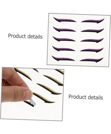 FOMIYES 320 Pairs Eyeliner Stich Stickers Double Eyelid Tapes Eye Makeup Eyelid Stickers Plastic - Buy Online on GoSupps.com
