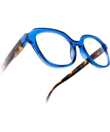 Buy Gian Marco Venturi Women's Ferrara Reading Glasses - Blue Size M | Stylish & Comfortable Eyewear for All Ages - Buy Online on GoSupps.com