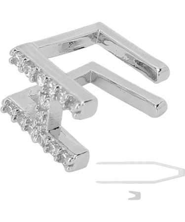 Single Tooth Brace Capital Letter H Hip Hop Teeth Decoration Halloween Tooth Accessories (Silver Color) - Buy Online on GoSupps.com