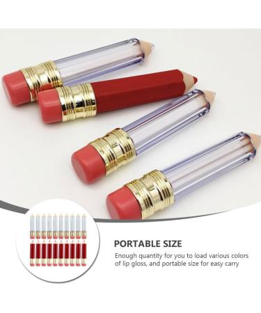 Lot de 20 Tubes Tubes de Gloss L vres L vres Vides en Plastique Transparent et Rouge Mini Format Crayon Rechargeable pour DIY Flacons Rechargeables et Gloss - Buy Online on GoSupps.com