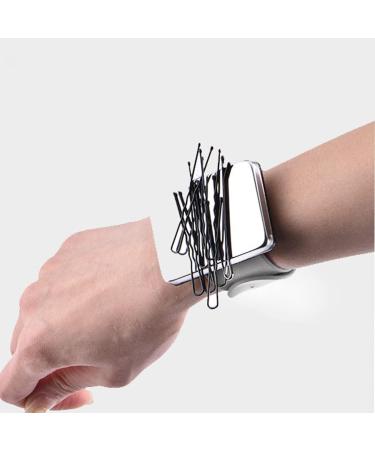 1pc Silicone Magnetic Bracelet Square Magnetic Wrist Strap Portable Pin Pad Bracelet Magnetic Pin Pad Wrist Strap for DIY Sewing Hairdressing. (Silver)  - Buy Online on GoSupps.com