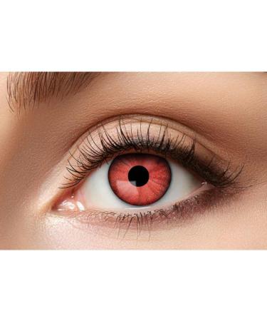 Eyecatcher m19 - Contact lenses motif lens Electro Red