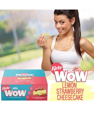 ANS Performance Lemon Strawberry Cheesecake Bars 1.41 oz - Pack of 12 - Buy Online on GoSupps.com