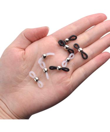 Jdesun 20pc Adjustable Metal Silver Bead Eyeglass Chain Ends Connectors - for Glasses Holder Necklace Chain - Buy Online on GoSupps.com