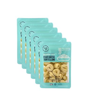 Gluten-Free Tortellini Pasta, 4-Cheese Fresh Pasta Cooks in Just 3 Minutes by Taste Republic, Frozen, 9oz (6 pack) 9 Ounce (Pack of 6)