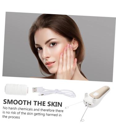 Fomiyes Zugpfer Hair Remover Tool for Women | Face Razor & Thread Hair Removal | Golden Medium - Buy Online on GoSupps.com