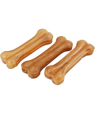 Nobleza 100% Natural Beef Dog Chewing Bones - 18 Pack Protein-Rich 7.6cm for Small Dogs - Buy Online on GoSupps.com
