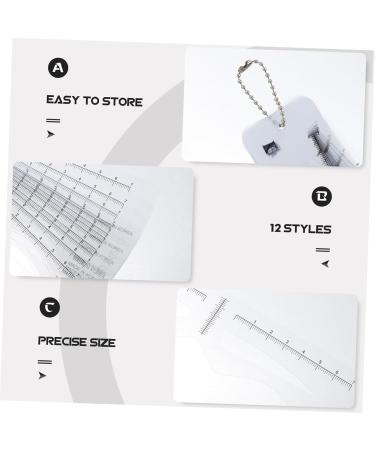 FOYTOKI 2 Sets Brow Molds White Eyebrow Tools Eye Brow Shaping Templates - Buy Online on GoSupps.com