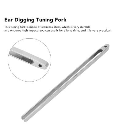 Stainless Steel Ear Tuning Fork Set - Professional Vibration Relaxation Tool for Home & Salon Use (11x18cm) - Buy Online on GoSupps.com