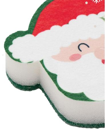 Christmas Themed Cleaning Pad Multipurpose and Pattern 4 - Buy Online on GoSupps.com