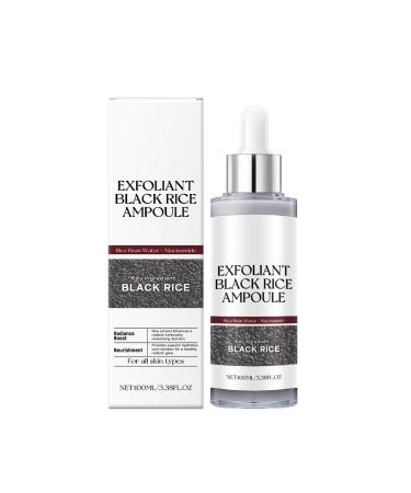 GNAUMORE Ampolla Exfoliantes De Arroz Black Rice Ampoule gentle peeling with black rice for face and body moisture care and pore refinement for the face 100 ml