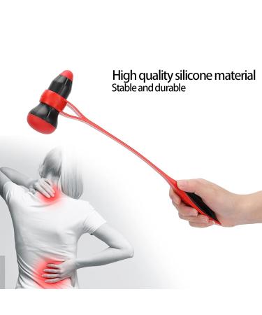 Buy Manual Massage Hammer Stick | Silicone Back Knock Hammer for Full Body Stress Relief & Meridian Massage - Buy Online on GoSupps.com