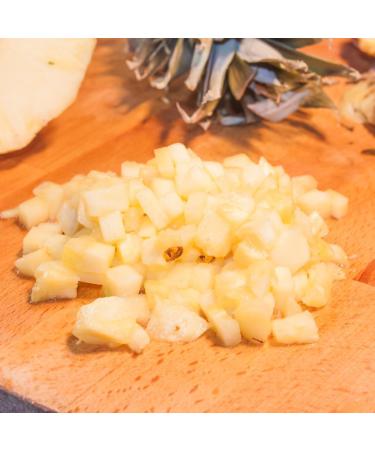Kuchnia Zdrowia - Candied Pineapple Cubes - A Delicious Snack - No Preservatives - Vegan - Leak-Proof Packaging with Zipper - Doypack: (250 g) - Buy Online on GoSupps.com