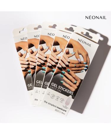 Buy Neonail Gel UV Stickers - Easy On M12 Rosa | 15 Patterns for Perfect Nail Art | Nail Paint Strips & Stickers for Hands & Feet - Buy Online on GoSupps.com