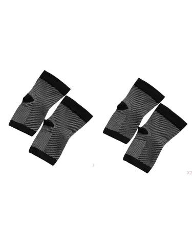 Harilla 2 Pairs Support Stockings for Effective Compression During Running and Sports Compression Socks for Men and Women