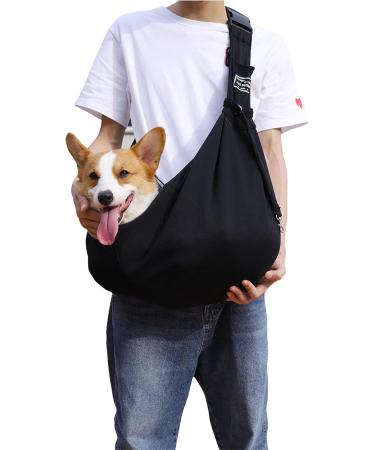 Buy Petcute Sling Dog Carrier Bag for Small Dogs - Adjustable Shoulder Strap Front Pocket & Safety Buckle - Perfect for Travel - Buy Online on GoSupps.com