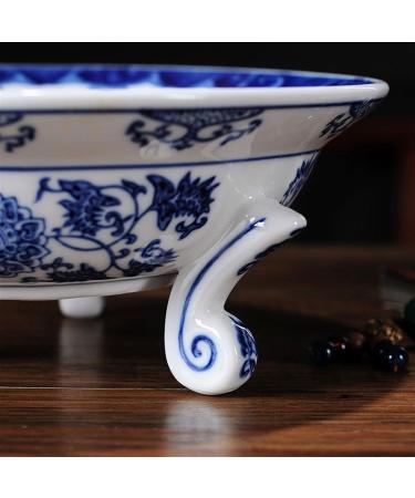 Fruit Bowl New Chinese Style Round Ceramic Fruit Plate Home Living Room Kitchen Decoration Retro Porcelain Fruit Dish Candy Bowl (Size : Gold) - Buy Online on GoSupps.com