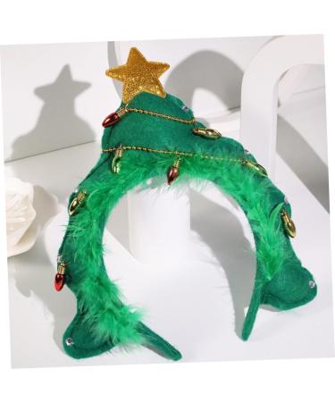 DEARMAMY Glitter Xmas Tree Headband Christmas Tree Light up Headband Headbands Decorative Hairband Christmas Hair Accessories Women Xmas Tree Headband Glitter Headband Fabric - Buy Online on GoSupps.com