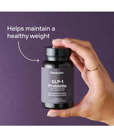 GLP-1 Probiotic - Multi-Strain Prebiotic Support for Appetite Control | 500M AFU Delayed Release Third-Party Tested (30 Capsules - Buy Online on GoSupps.com