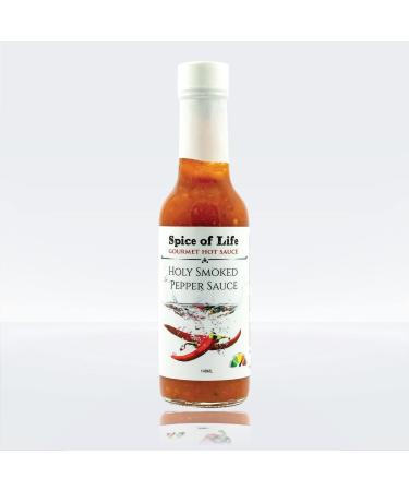 Holy Smoked Pepper Sauce Smoked Habanero Sauce Gourmet Hot Sauce Handcrafted Vegan Sauce