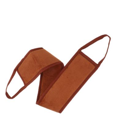 TOVINANNA Strip Pull Back Adults for Washable Women Lotion Apply Cream Body Self-Tanning Back Applicator Body Scrub Plush Brown