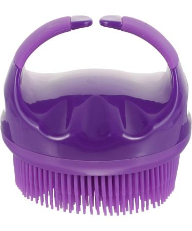 SEWACC 5pcs Silicone Bath Brush Set - Body Cleaning Massager and Shower Tool in Purple - Buy Online on GoSupps.com