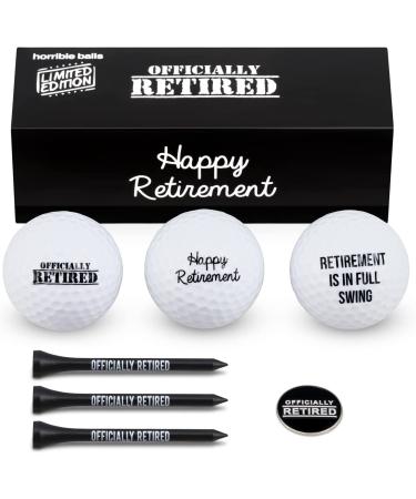 Golf Funny Gift Sets- Funny Gag Novelty Present for Him for Golfers - Offically Retired Pack