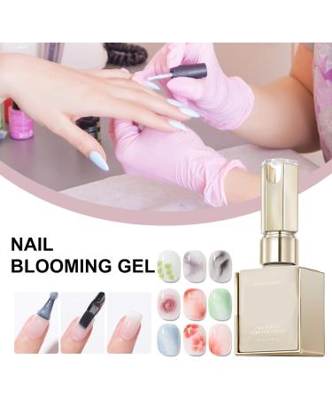 Flower Gel for Nails - 15ml Clear UV/LED Flower Gel | Watercolor Embossed Effect | Long-Lasting Nail Base Coat | Floral - Buy Online on GoSupps.com