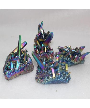 for Natural Quartz Crystal Rainbow Titanium Cluster VUG Specimen Collection Crystal Cluster (Size : 100g) - Buy Online on GoSupps.com