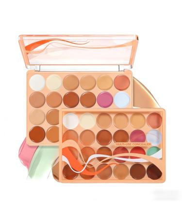 Palette Contour - De Teint Surligneur M langable 24 Couleurs | Correcteur De Couleur Fiable Et Longue Dur e Correcteur Pour Femmes D butantes Visage Yeux Maison Voyage Rencontres Anniversa