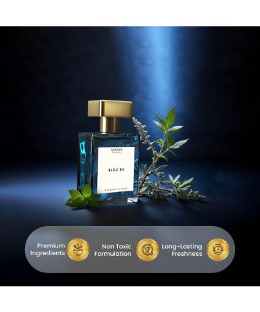 DJ Blue De Perfume for Men Premium Luxury Long Lasting Fragrance Scent Extrait De Perfume. - Buy Online on GoSupps.com