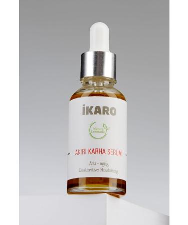IKARO Anti-Aging Restorative Moisturizing Serum Muscle Strengthening Facial Symmetry Correction Reduces Sagging & Wrinkles - Buy Online on GoSupps.com