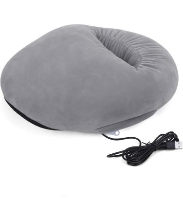 Electrically Heated Foot Warmers & USB Heating Pillows | Plush Comfort for Pain Relief | Gray Round Design - Buy Online on GoSupps.com