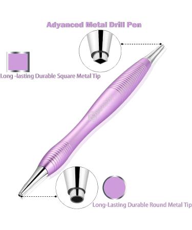 Benote Metal Diamond Art Painting Pen - Ergonomic Screw-In Tip Tool for 5D Diamond Art - Purple - Buy Online on GoSupps.com